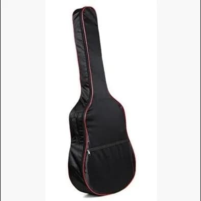image-Guitar bag red edge 40 inch acoustic guitar backpack 41 inch universal waterproof backpack guitar bag