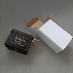 image-Antique Carved Wooden Hand Crank Spirited Away Music Box Christmas Gift Birthday Gift Party Decoration