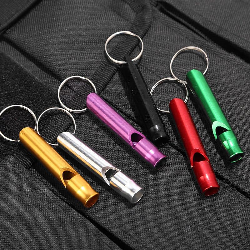 image-Aluminum survival whistle