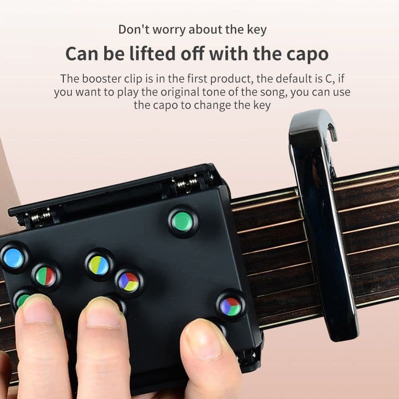image-Guitar Trainer Practice Acoustic Guitar Accessories Chord Buddy 21 chords