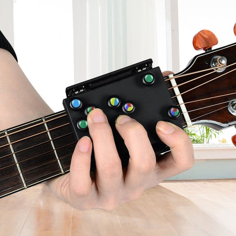 image-Guitar Trainer Practice Acoustic Guitar Accessories Chord Buddy 21 chords