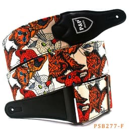 image-Guitar bass strap embroidery thickening and widening