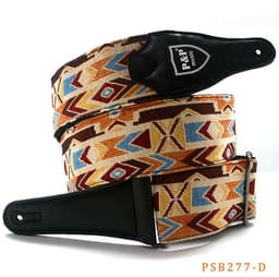 image-Guitar bass strap embroidery thickening and widening