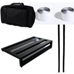 image-Electric guitar pedal board