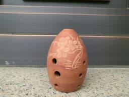 image-seven star Ancient Xun Musical Instrument, Eight Hole Taoxun Pear Shaped Taoxun Musical Instrument
