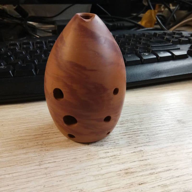 image-seven star Ancient Xun Musical Instrument, Eight Hole Taoxun Pear Shaped Taoxun Musical Instrument