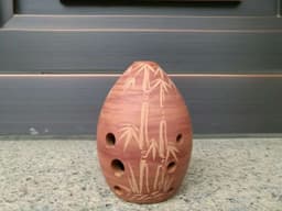 image-seven star Ancient Xun Musical Instrument, Eight Hole Taoxun Pear Shaped Taoxun Musical Instrument