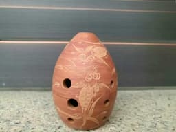 image-seven star Ancient Xun Musical Instrument, Eight Hole Taoxun Pear Shaped Taoxun Musical Instrument