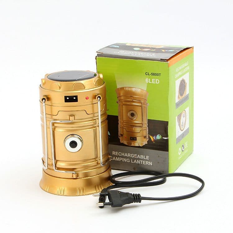 image-The new flashlight lantern 6LED camping lamp solar camping lamp multi-function portable lamp stage lamp