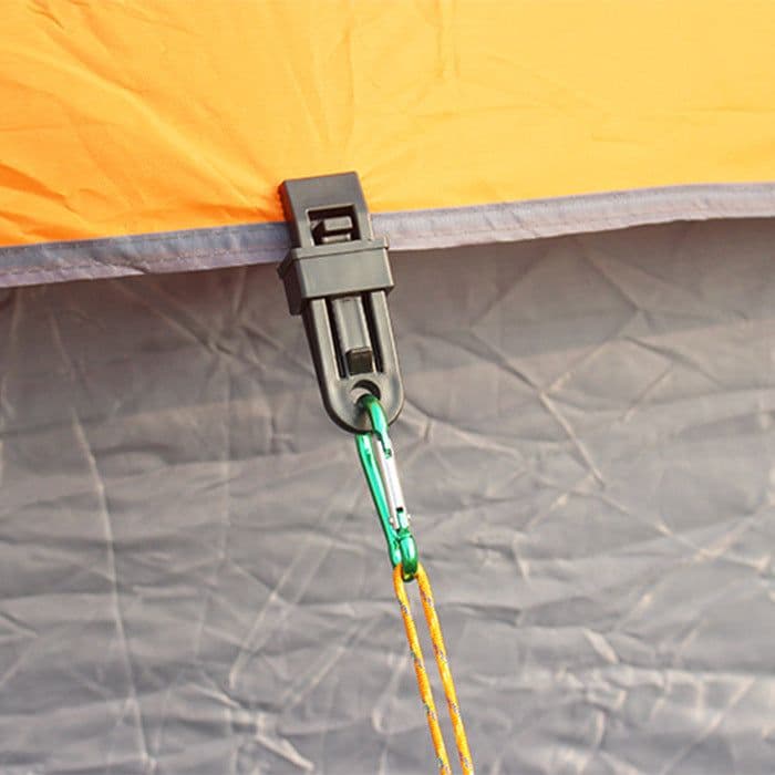 image-Tent tent, wind rope fixing clip, outdoor camping plastic clip sunshade shed, tent tent accessories
