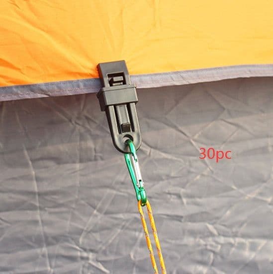 image-Tent tent, wind rope fixing clip, outdoor camping plastic clip sunshade shed, tent tent accessories