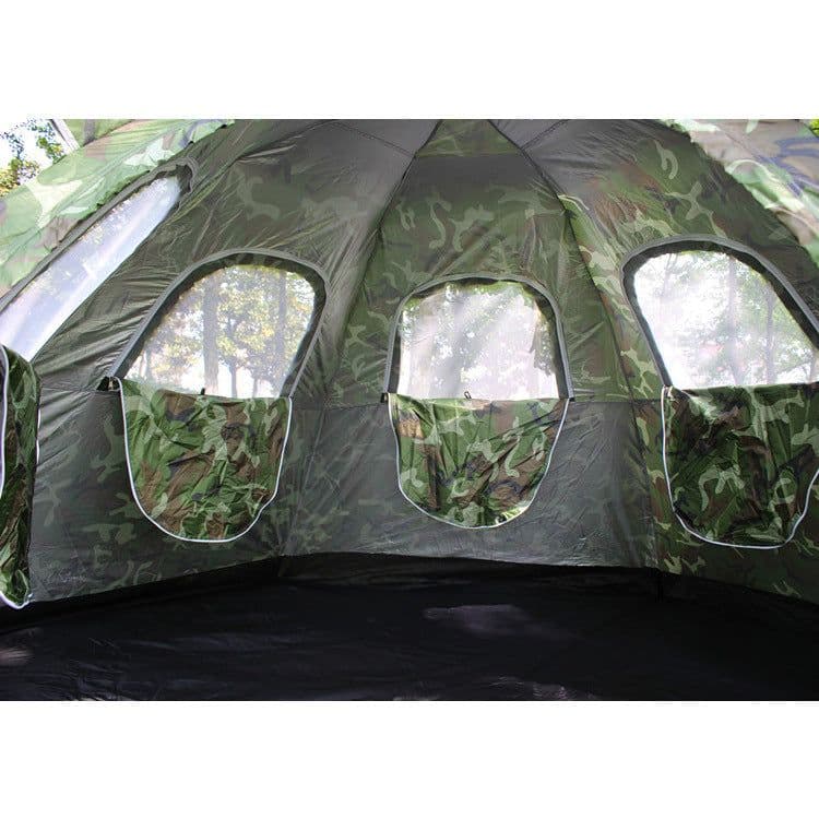 image-Automatic tent outdoor, 6-8 people, many people, single layer, multi people tent camping, camping trip, factory direct sales