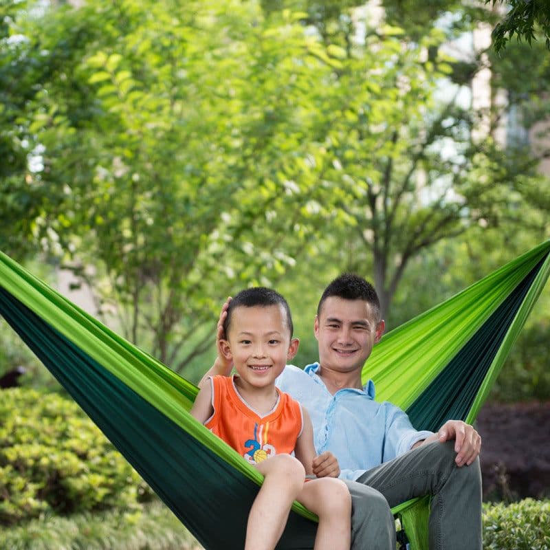 image-300*200cm Portable Nylon Parachute Outdoor Double Hammock