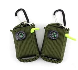 image-Camping bag climbing umbrella rope equipment kit hand-woven process escape emergency self-help kit outdoor supplies