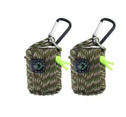 image-Camping bag climbing umbrella rope equipment kit hand-woven process escape emergency self-help kit outdoor supplies