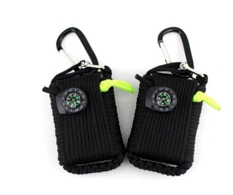 image-Camping bag climbing umbrella rope equipment kit hand-woven process escape emergency self-help kit outdoor supplies