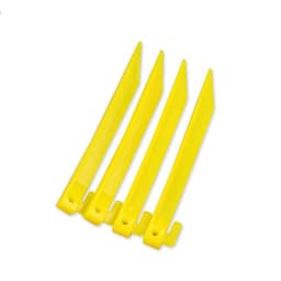 image-Manufacturer Guangjie KEUMER Threaded Ground Nails Plastic Ground Nails Tent Sky Curtain Picnic Mat Ground Nails Sand-proof Bag Set