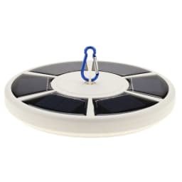 image-With hook outdoor solar flagpole lamp flag light American flag lamp camping light 26LED tent lamp