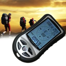 image-8-in-1 hand-held electronic altimeter Mountaineering portable fishing barometer compass altimeter