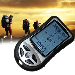 image-8-in-1 hand-held electronic altimeter Mountaineering portable fishing barometer compass altimeter