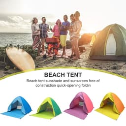 image-Sunscreen Shelter Tent Anti-UV Pop Up Beach Canopy Outdoor Camping Hiking Tent Travelling Easy Carrying Portable Parts