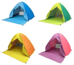 image-Sunscreen Shelter Tent Anti-UV Pop Up Beach Canopy Outdoor Camping Hiking Tent Travelling Easy Carrying Portable Parts