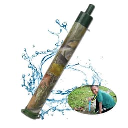 image-A-type camping wild drink outdoor water purification straw