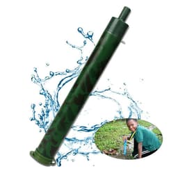 image-A-type camping wild drink outdoor water purification straw