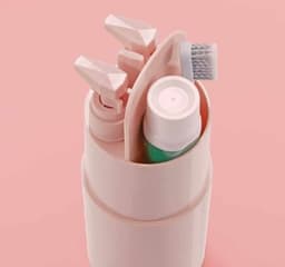 image-Water Cup bottle Travel Toiletries Storage Cup