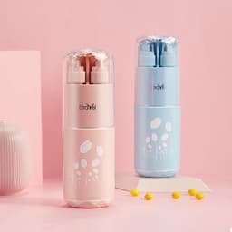 image-Water Cup bottle Travel Toiletries Storage Cup