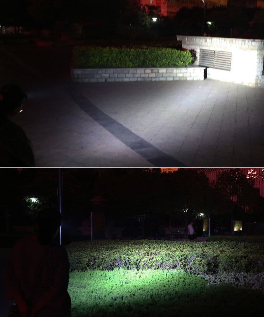 image-Waterproof LED headlamp COB work light 2 light mode with magnet headlight built-in 18650 battery suit for fishing, camping, etc.