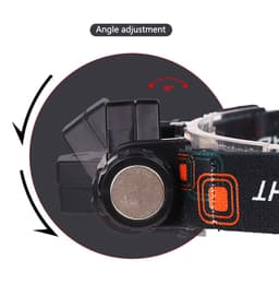 image-Waterproof LED headlamp COB work light 2 light mode with magnet headlight built-in 18650 battery suit for fishing, camping, etc.