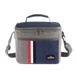 image-Striped lunch bag