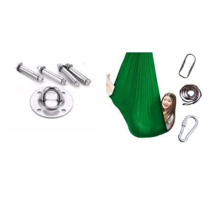 image-Kids Cotton Outdoor Indoor Swing Hammock For Cuddle Up To Sensory Child Therapy Soft Elastic Parcel Steady Seat