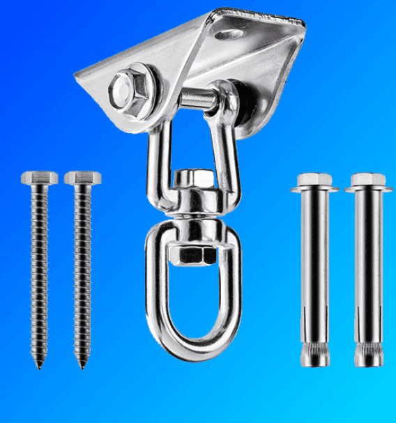 image-Stainless Steel Swivel Swing Hangers For Swing Hanging kit Playground Hammock