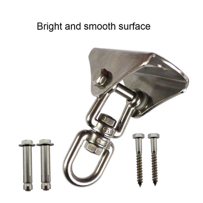 image-Stainless Steel Swivel Swing Hangers For Swing Hanging kit Playground Hammock