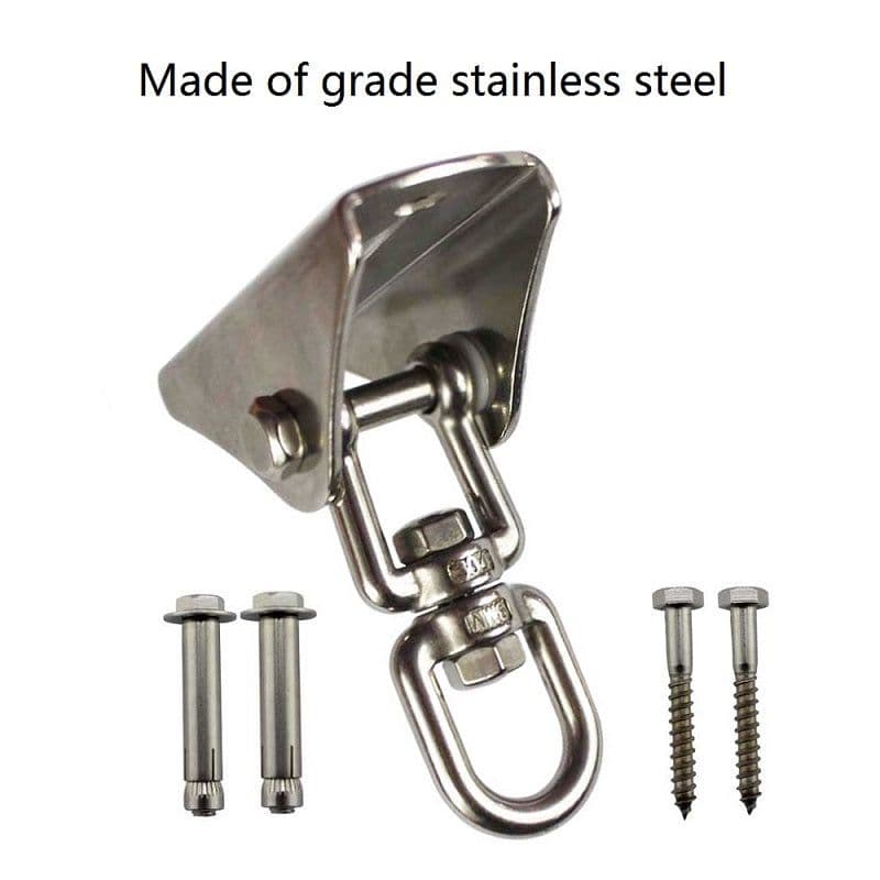 image-Stainless Steel Swivel Swing Hangers For Swing Hanging kit Playground Hammock