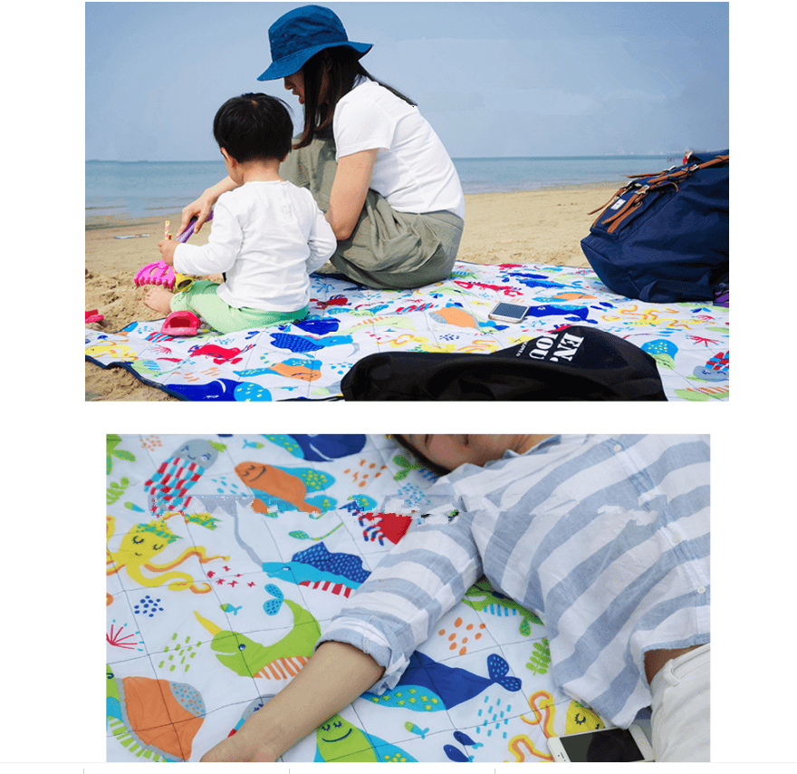 image-Outdoor moisture-proof picnic mat