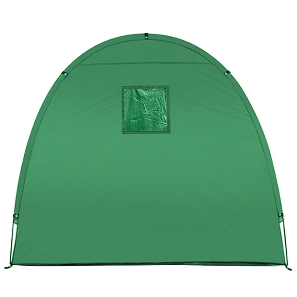 image-Parked mountain bike folding canopy