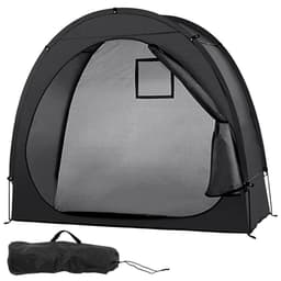 image-Parked mountain bike folding canopy