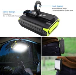 image-Lampe de camping rechargeable LED | Batterie externe USB