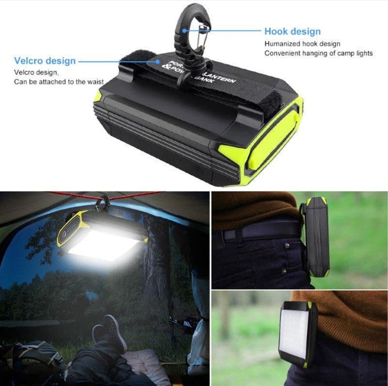 image-Lampe de camping rechargeable LED | Batterie externe USB