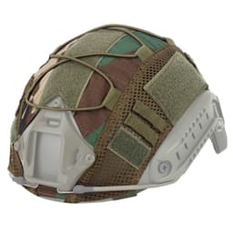 image-Military fan style tactical helmet with nylon mesh helmet