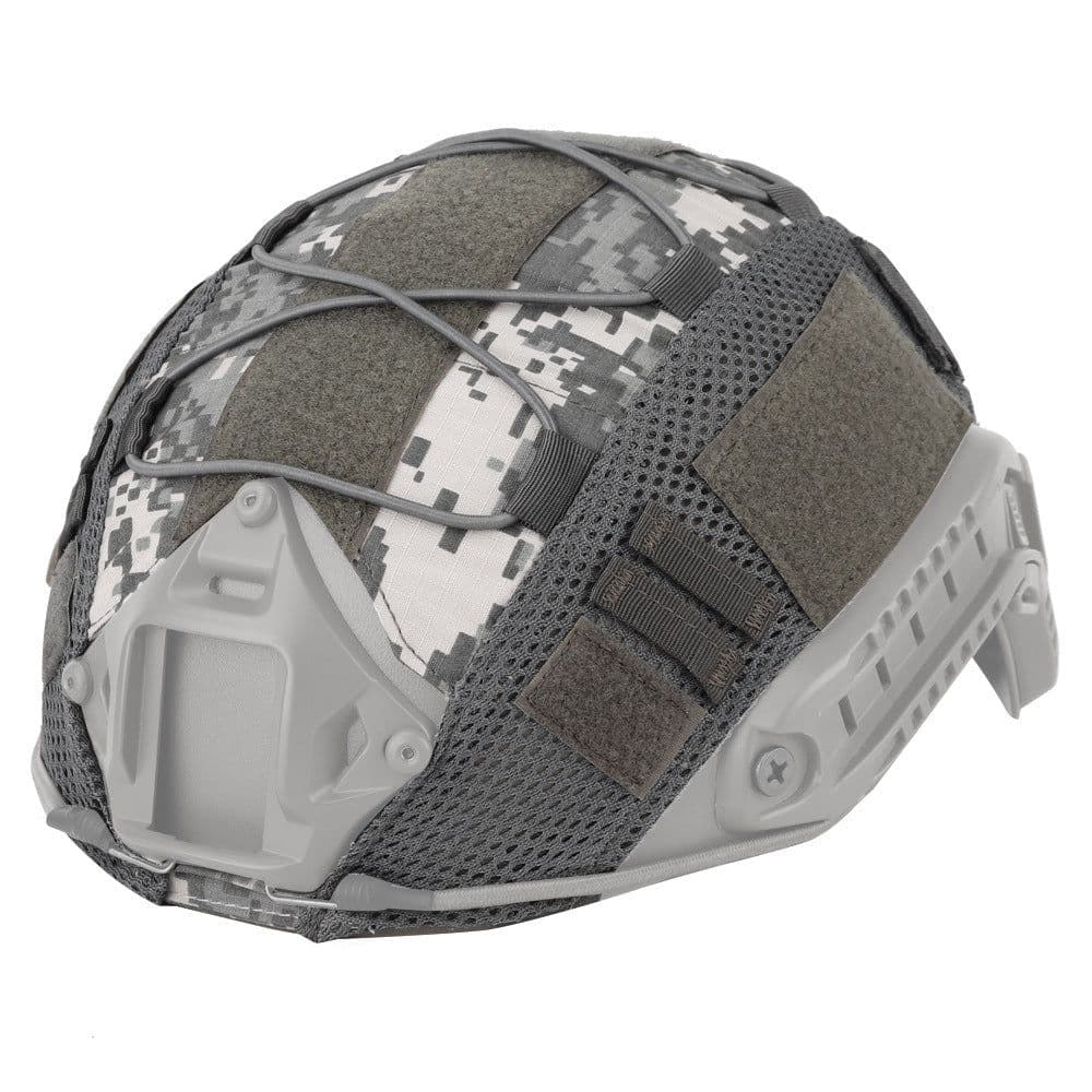 image-Military fan style tactical helmet with nylon mesh helmet