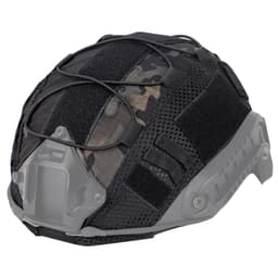 image-Military fan style tactical helmet with nylon mesh helmet