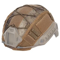 image-Military fan style tactical helmet with nylon mesh helmet