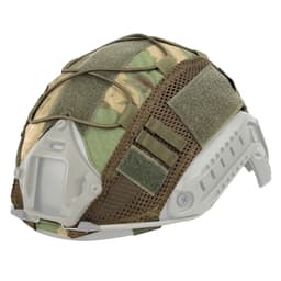 image-Military fan style tactical helmet with nylon mesh helmet
