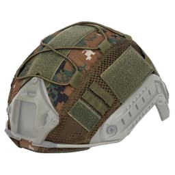 image-Military fan style tactical helmet with nylon mesh helmet