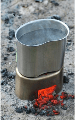 image-Portable Outdoor Sports Camping Picnic Wood Fire Solid Alcohol Stove Grill