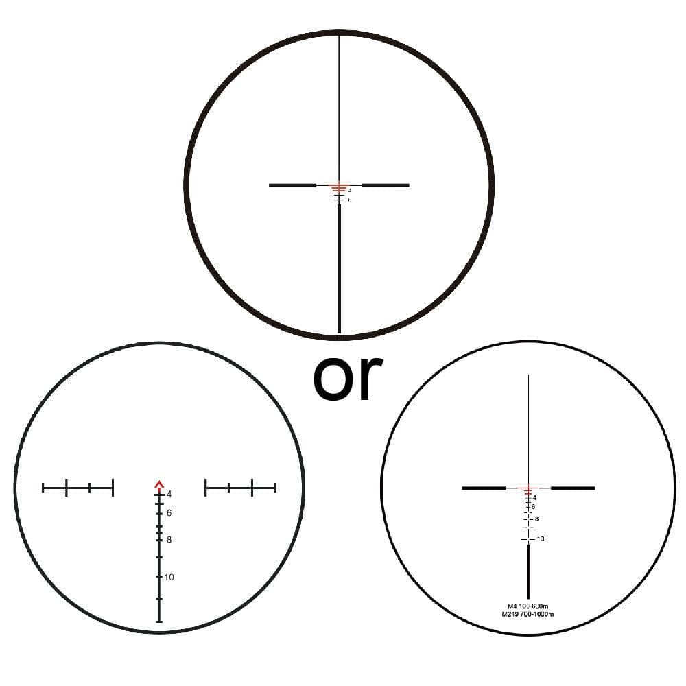 image-Maku metal sight 4x32 eating chicken outdoor sports quadruple lens